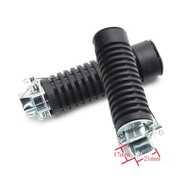 Motoparty Rear Footrest Pegs Foot Peg Set For Honda C70 CA CB CL CJ CT GL XL 100 125 160 175 200 350 360 400 450 500 550 750 1000 SS125A CMX450C Z50 Z50A CT90 CL70 CL90 S90 Foot Rest Peg