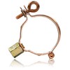 Downpipe Clamp Copper 87 mm with M8/M10 Thread Connection -
