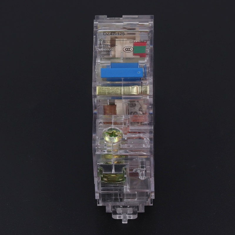 Circuit Breaker Transparent 1P Sensitive Operation ABS Circuit Breaker 230V