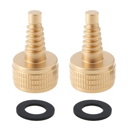 Be In Your Mind 2pcs 27g Brass Billiard Cue Screws Club Weight Bolt for Pool Cues, 17mm