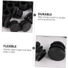 BIUDECO 50pcs Round Plastic Tubing Plugs End Caps for Chair