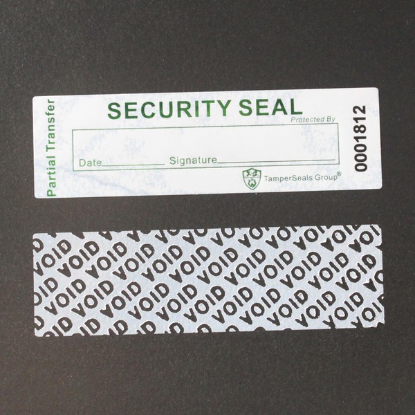 TamperSeals Group - 100pcs Partial Transfer Tamper Proof Security Warranty