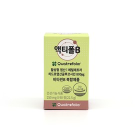 Actipol B activated folic acid, 3 months supply, 90 tablets of 90p each / 액티폴B 활성엽산 3개월분 90p 90정 1개