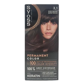 Syoss 3-1 Hair Dye Dark Brown Level 3