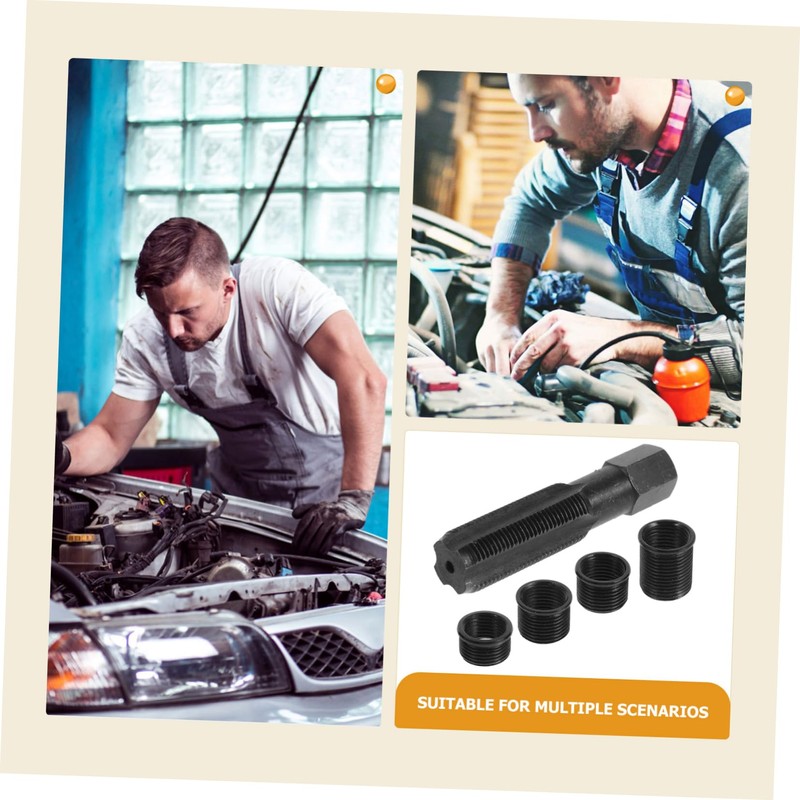 GLEAVI 1set Spark Plug Thread Repair Tool Kit Efficient Automotive