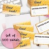 Enter to Win Cards,300 Gold Raffle Tickets Entry Form Cards