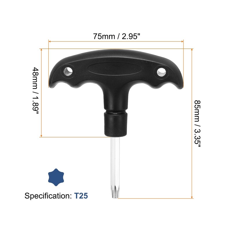 sourcing map Golf Spike Wrench Tool T25 Golf Torque Wrench