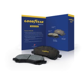 Goodyear Brakes GYD611 | Truck & SUV Carbon-Ceramic Front Brake Pads fits Toyota 4Runner 01-92, T100 98-93