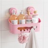 TAILI Shower Shelf No Drilling Shower Shelf Suction Cup Shower