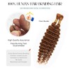 Human Braiding Hair 16 Inch 100g 30# Deep Wave Bulk