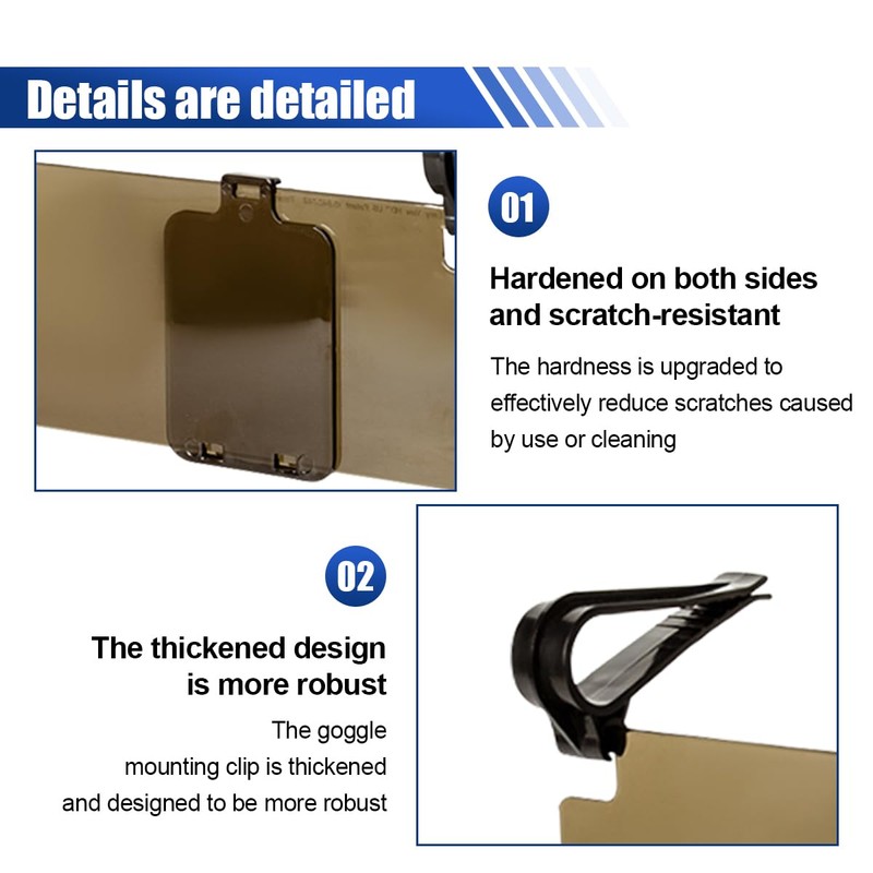 Anti-Glare Car Sun Visor Extender, 2 in 1 Day and