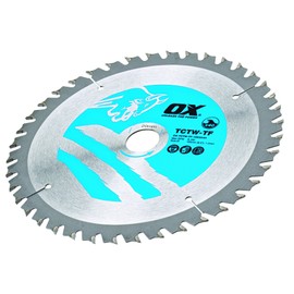 OX Wood Cutting Thin Kerf Circular Saw Blade 165/20mm, 40 Teeth ATB