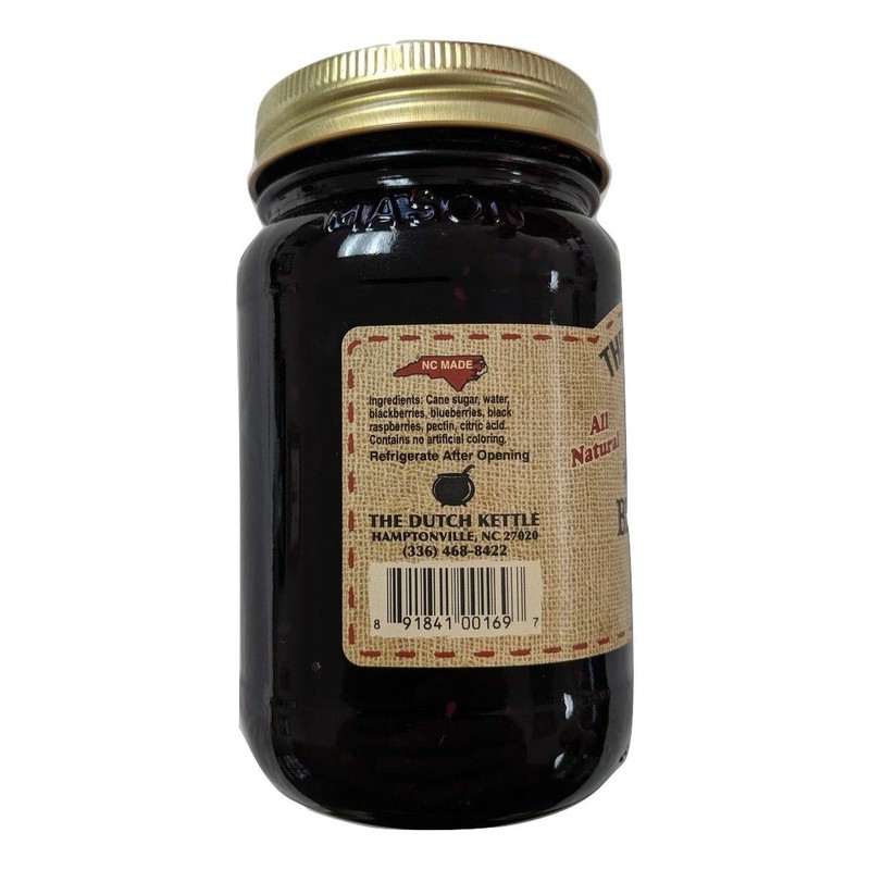 The Dutch Kettle Amish Homemade Style Black Bear Jam All