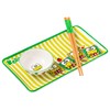Silver Buffalo Keroppi Apple Stripe Set 3pc Ceramic Sushi Set-