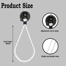 MXOYOXM 2 Pcs Cowboy Hat Rack,Cowboy Hat Holder with Suction Cup,Simple Fashion Cowboy Hat Rack Wall Mount,Cowboy Hat Mounts for Your Vehicle（White）