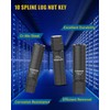 CLEVEROOL 10 Spline Lug Nut Socket, Compatible with Bimecc 10-Spline