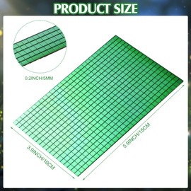 Self-Adhesive Disco Mirror Tiles Mosaic Tiles for DIY Craft Projects, 5 x 5 mm(Green,7200 Pieces)