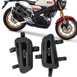 PEDAPENG For XSR155 XSR700 XSR900 XSR125 Motorcycle Saddle Bag Waterproof Triangle Frame Bag Compatible with Various Motorcycles Hard Shell Side Hanging Bag Multi-Function Seat Tube Accessory Storage