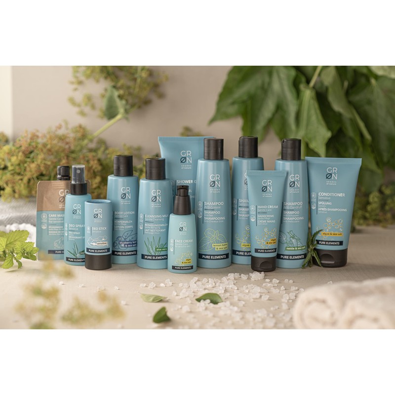 GRN shades of nature anti-dandruff sea salt organic nettle, green