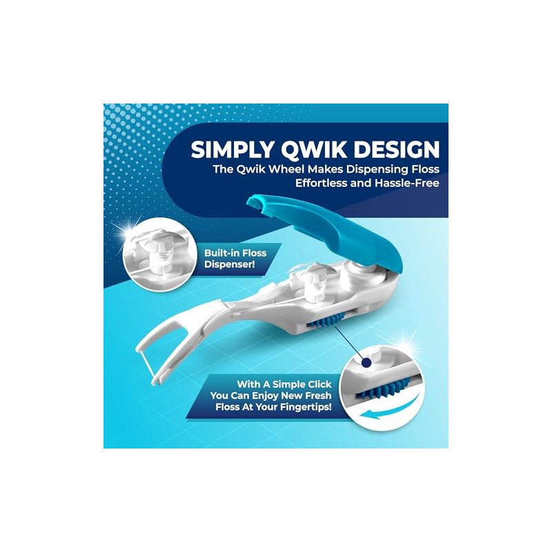 Flosser dental automático de QWIK | Haga clic en el