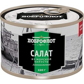 Far Eastern "Dobroflot" Seaweed Salad (7.8 Ounce / 220 Gram) Imported from Russia