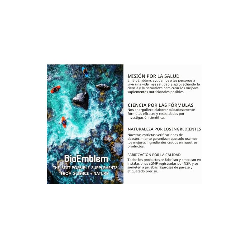 BioEmblem Suplemento de aceite de krill antártico, Aceite de omega-3