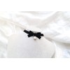 Ahegao Women's Velvet Bow Choker Set of 2 Cute Choker