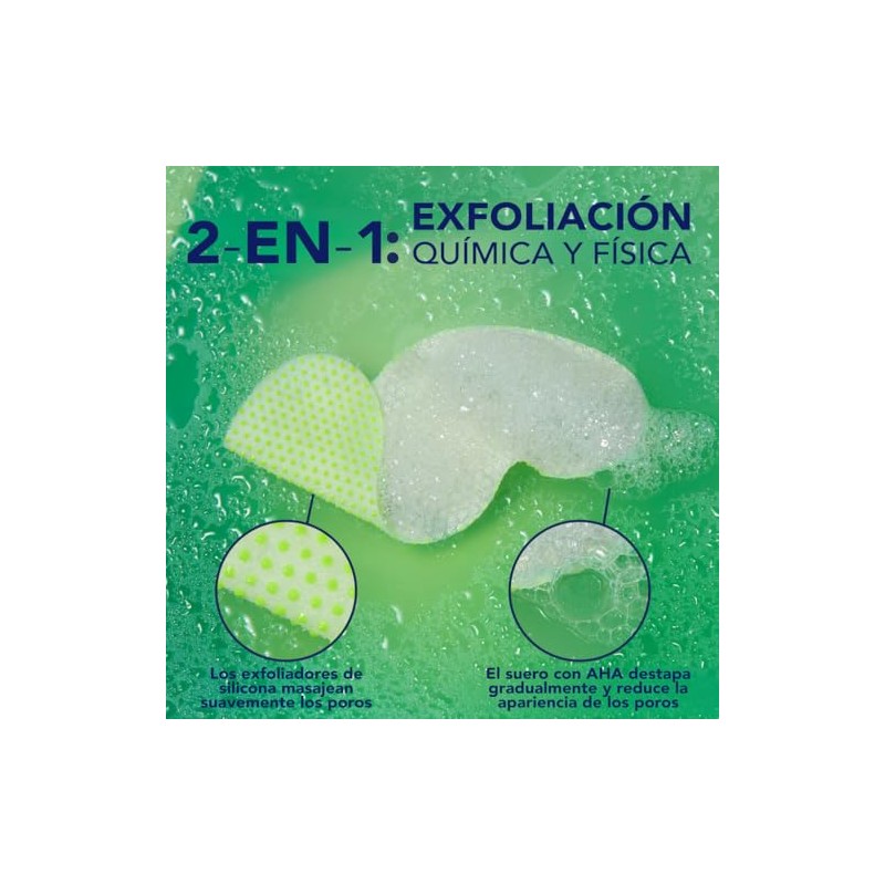 Bioré, Mascarilla Nasal Burbujeante, Perfeccionadora de Poros, Con Ácido Glicólico