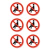 Sitting prohibited sign: P018 - DIN EN ISO 7010 /
