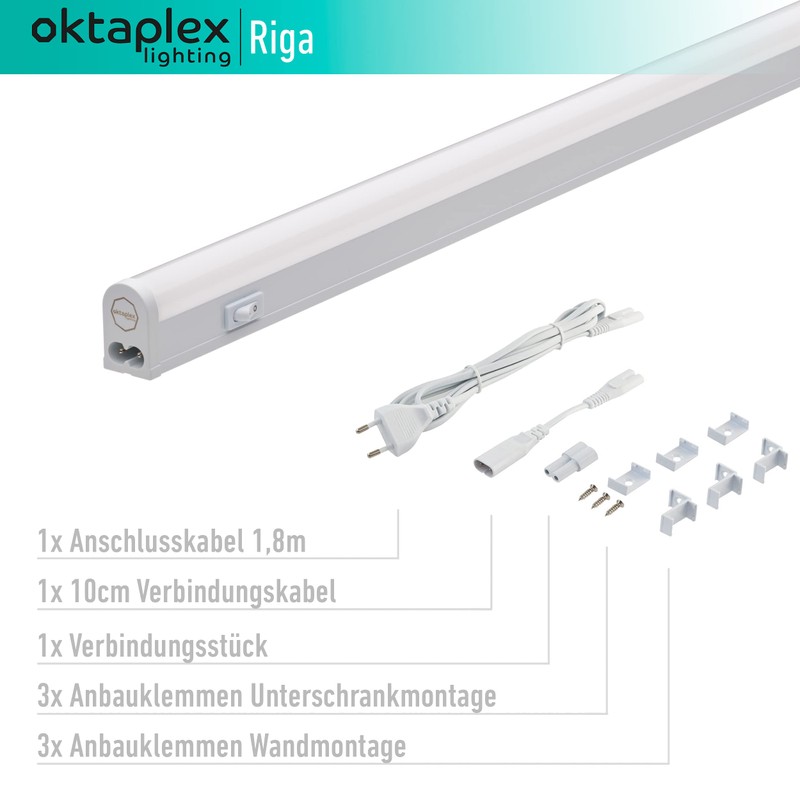 Oktaplex lighting Riga Under-Unit Light Kitchen LED 4 W 340