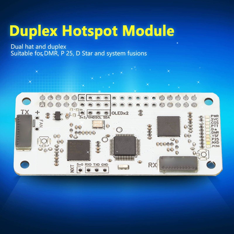 MMDVM Hotspot Board Dual Hat Duplex 10mW RF POWER 2