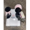 Claire’s mini plush Panda Bear Pink Bow diary pen lock