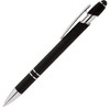 Rainbow Rubberized Soft Touch Ballpoint Pen with Stylus Tips a