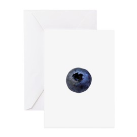 CafePress Blueberry Matte Folded Greeting Card Matte
