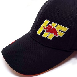 Lancia 21273 HF Curved Visor Cap, Black