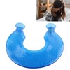 1400ml U Shaped Hot Water Bag Translucent Blue PVC Heating