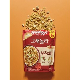 Kellogg's Nuts & Seed Granola 500g 2pcs / 켈로그 넛츠앤씨드 그래놀라 500g 2개