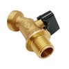 Joywayus Brass Water Container/Rain Barrel Spigot 3/4" to 1/2" Male