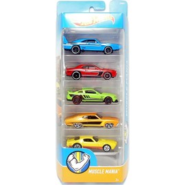Hot Wheels 2018 Muscle Mania 1:64 Scaled 5-Pack