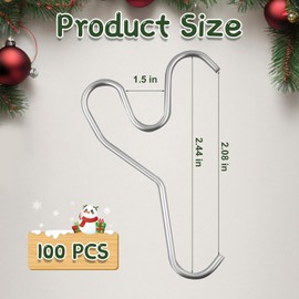 Brick Hook Wall Clips for Outdoor Indoors Garland Hanging Wreaths Lights