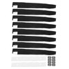 8 Sets Swimming Pool Roller Strap Solar Cover Reel Attachment