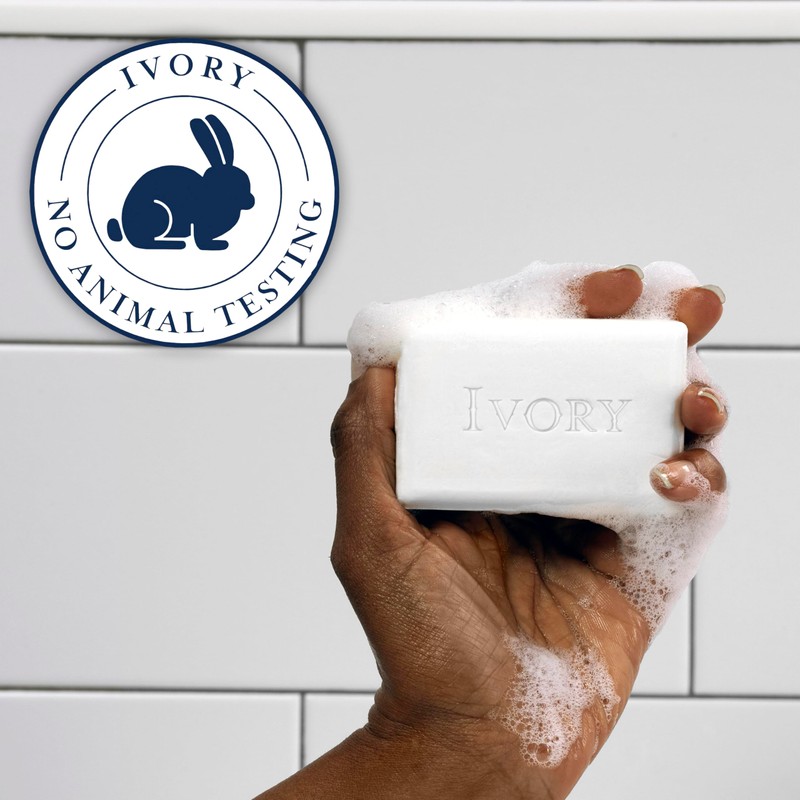 Ivory Gentle Bath Bar Soap, Designed for Whole Family, 99.44%