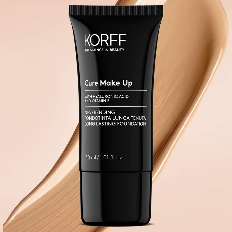 Korff Cream Foundation, Matte Effect, Long Lasting, Medium Coverage -