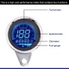 LED Motorcycle Tachometer Universal Odometer Fuel Gauge Speedometer LCD Digital