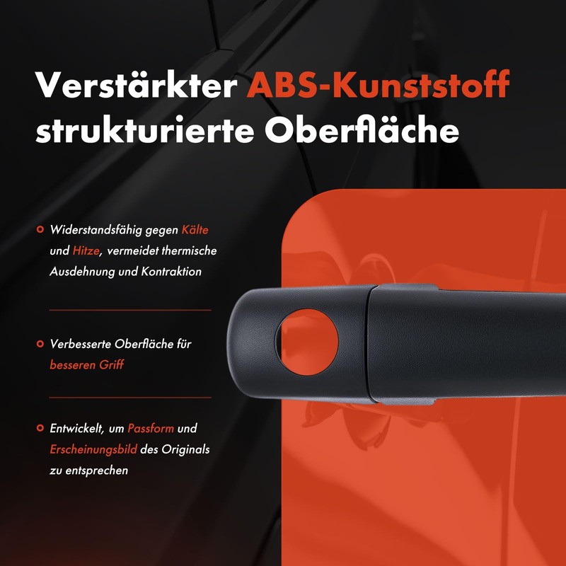 Frankberg Türgriff Türaußengriff Außen Vorne Links Texturiert Kompatibel mit Berlingo