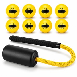 Baseball and Softball Swing Trainer with 8 Foam Balls for Batting Practice