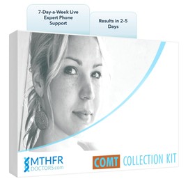 COMT Gene Test Collection Kit Comes with Results Interpretation and Live Support 7 Days a Week - Cheek Swab - Results in 2-5 Days.
