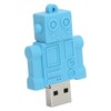 Cartoon U Disk Blue Robot Appearance High Speed Bulk Storage