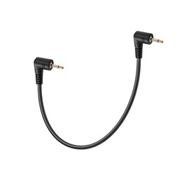 PNGKNYOCN Right Angle 2.5mm Audio Cable，90 Degree 2.5mm Male to 90 Degree Male TS Mono Headset Headphone Audio Cable（0.3M）