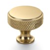 Coinkoly 10 Pack Champagne Bronze Cabinet Pulls Knurled Cabinet Knobs